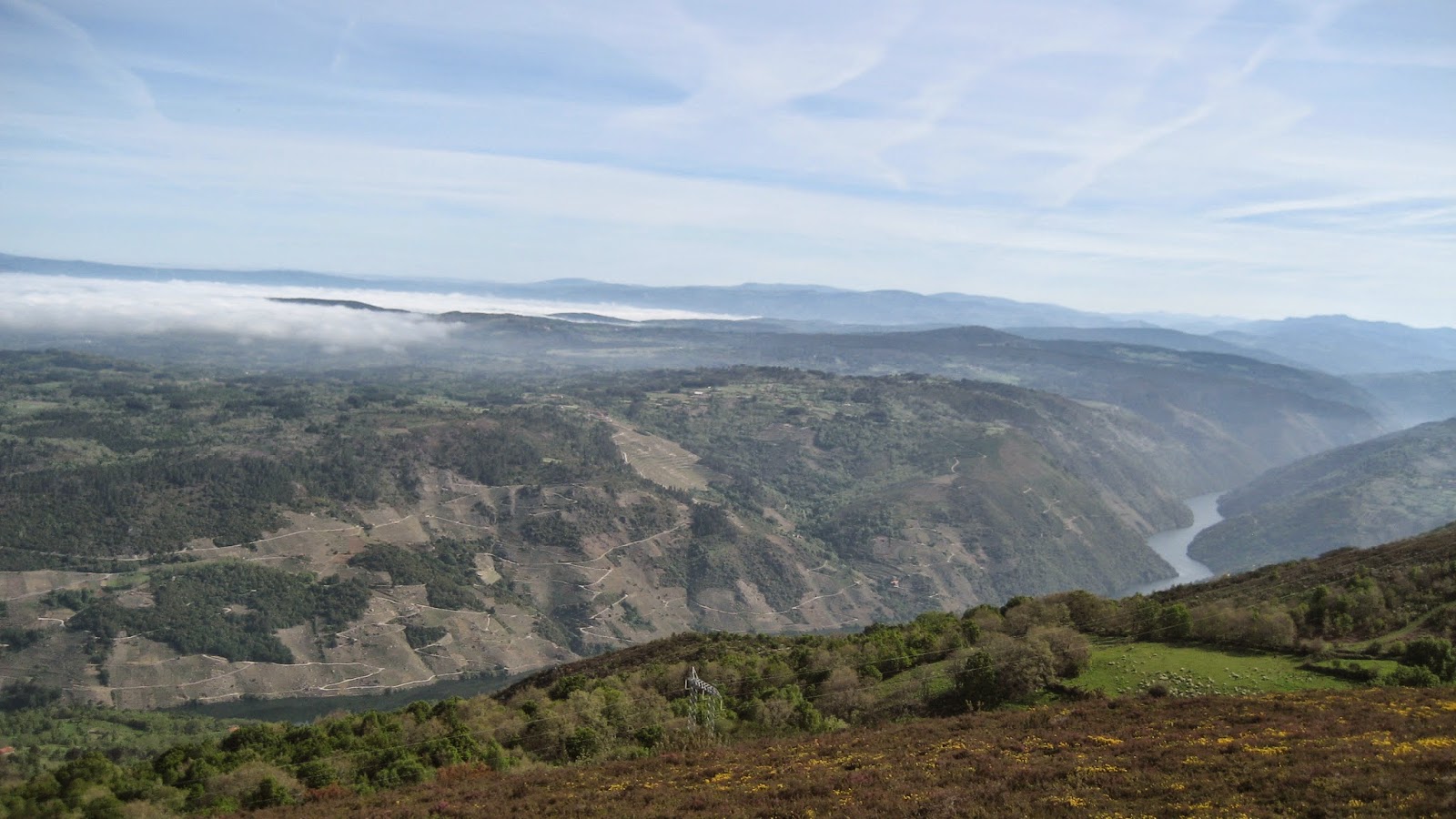 Mirador de Triguás en Parada de Sil