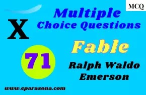 Fable | Ralph Waldo Emerson