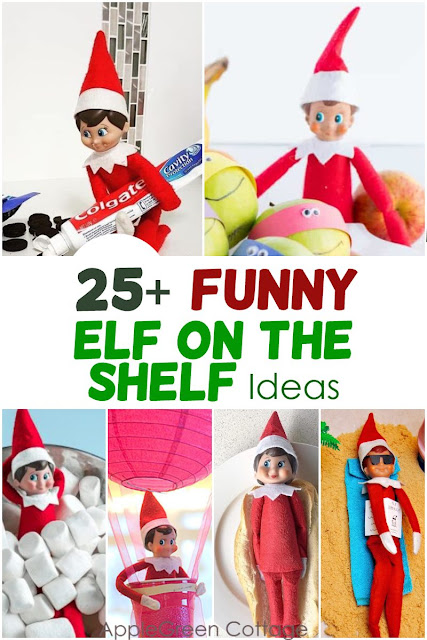 25+ Funny Elf On The Shelf Ideas You Don't Want To Miss! - AppleGreen ...