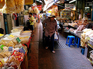 MERCADO CHINO DE ALIMENTACIÓN, BANGKOK. TAILANDIA