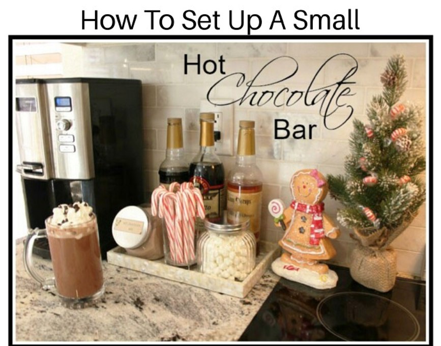 How to set up a hot chocolate bar