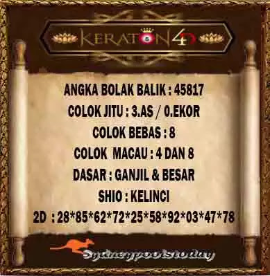 Syair Sdy Hari Ini Sabtu 28 Agustus 2021