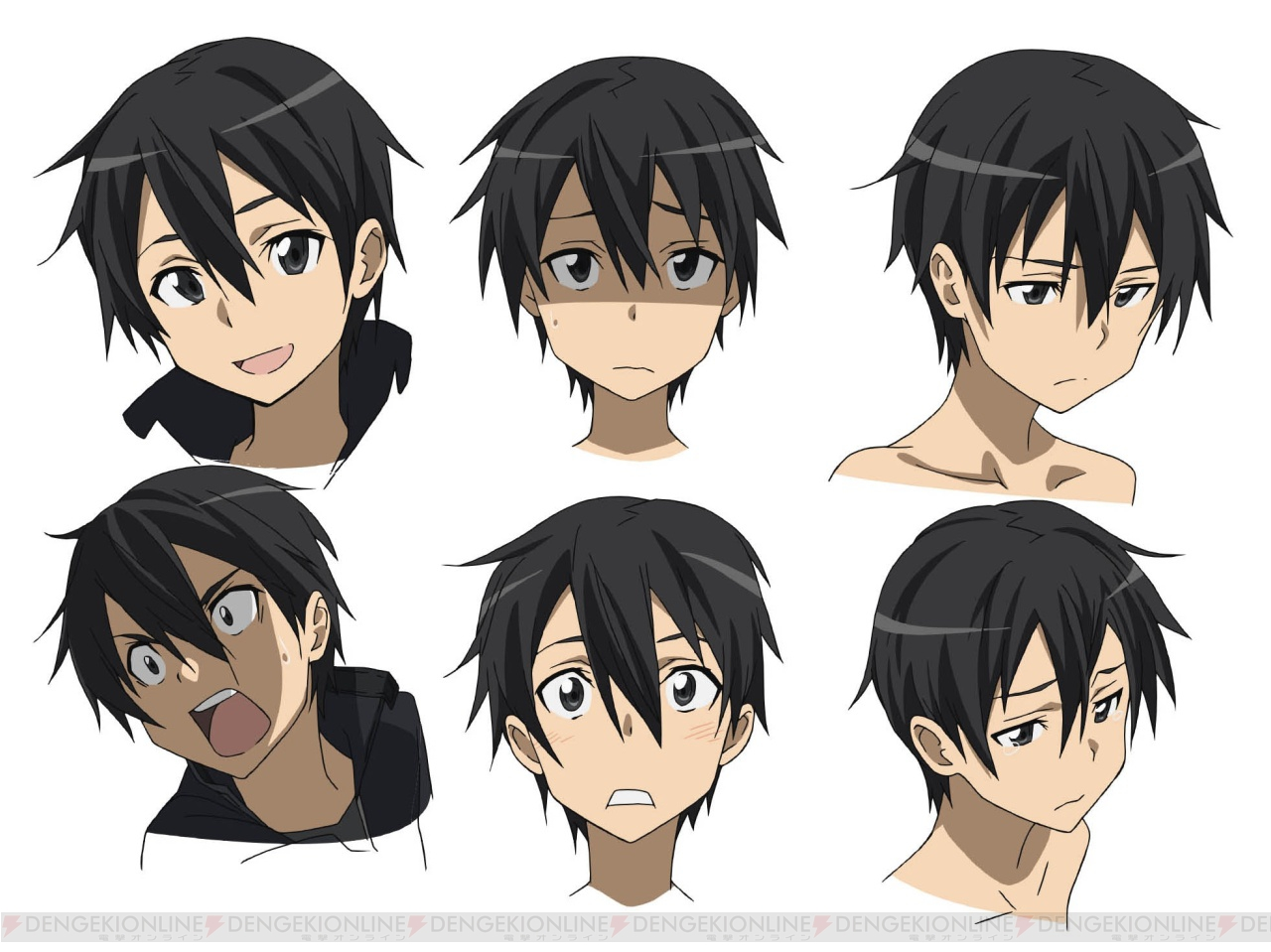 "Riviera : The Promised Land" Blog: Sword Art Online - Kirito's Face