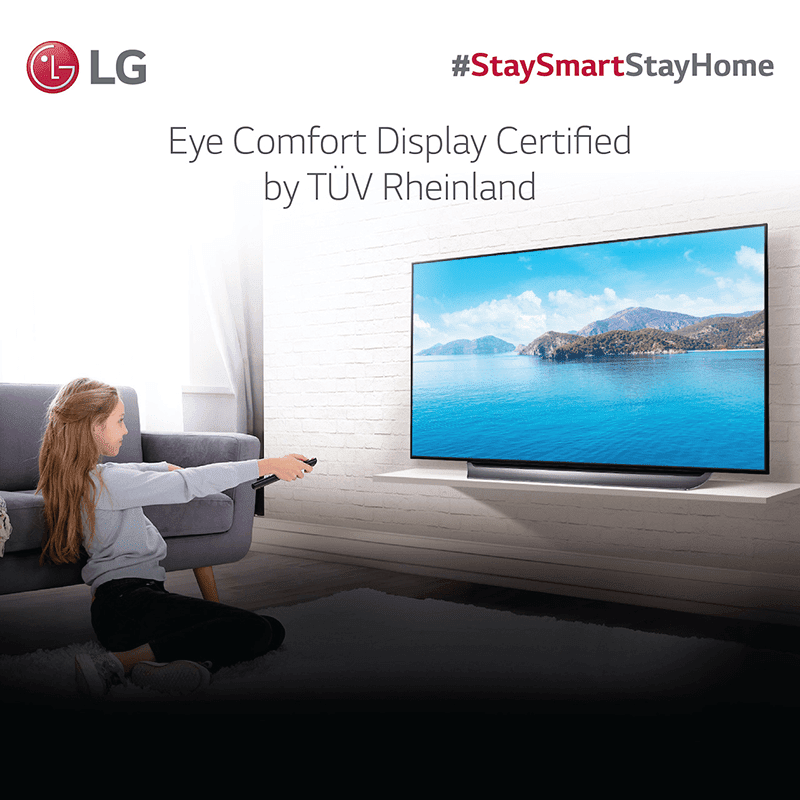 LG OLED TVs comes with TÜV Rheinland Eye Comfort Display certification