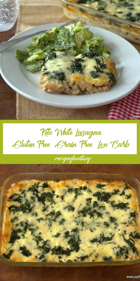 Recipe Rainbow Keto White Lasagna GlutenFree, GrainFree, Low Carb