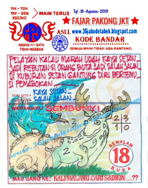 Fajar Pakong 36 Jabodetabek