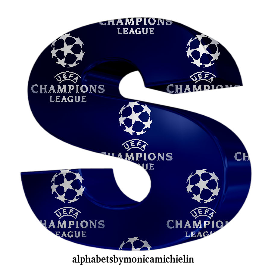 Monica Michielin Alphabets UEFA CHAMPIONS LEAGUE FOOTBALL ALPHABET