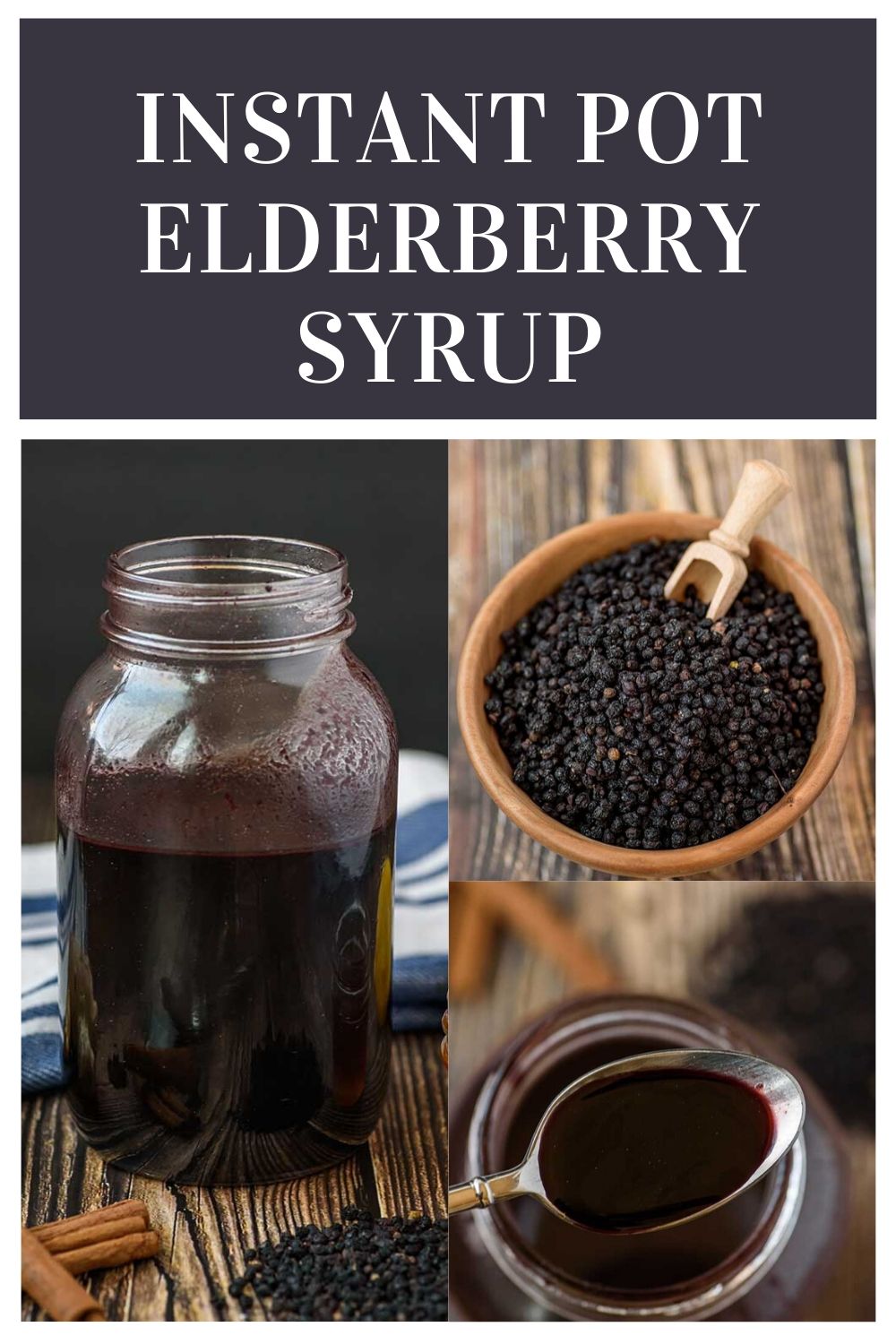 Instant Pot Elderberry Syrup With Dried Elderberries Koti Beth