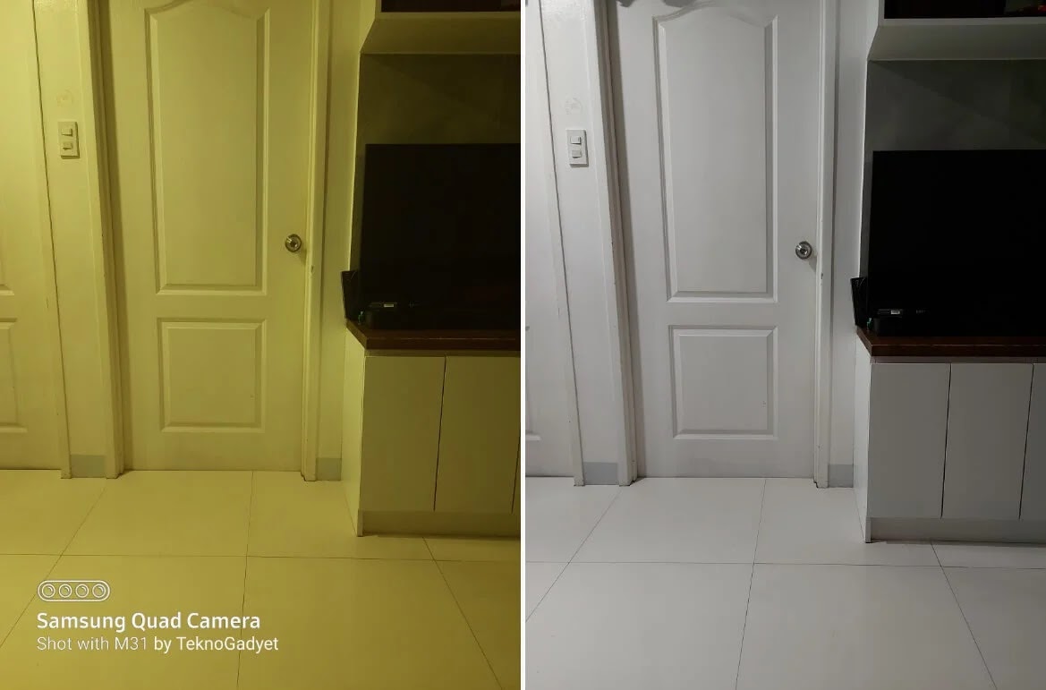 Samsung Galaxy M31 Camera Sample - Night, Indoor versus Galaxy A71