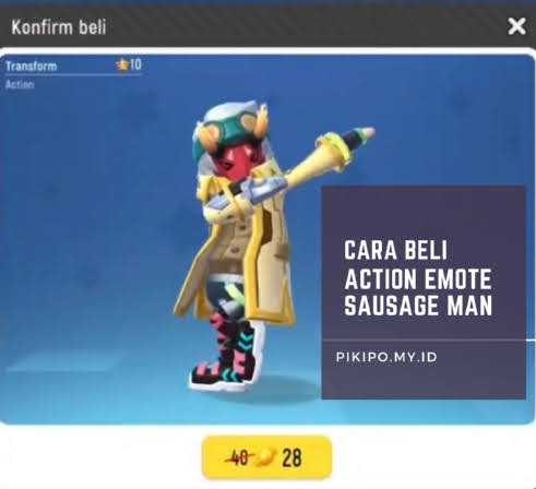 Cara Beli Action Emote Sausage Man Cara Mendapatkan Action Emote Sausage Man Gratis dan Beli
