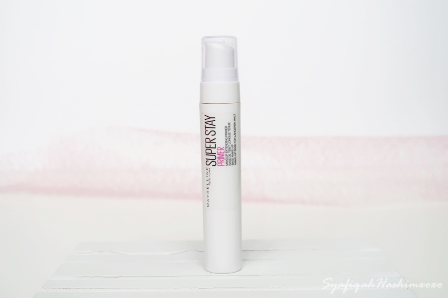 SyafiqahHashimxoxo Maybelline Superstay Primer review