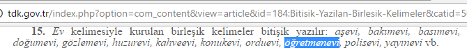 Öğretmenevi Nasıl Yazılır Nasıl Yazılır