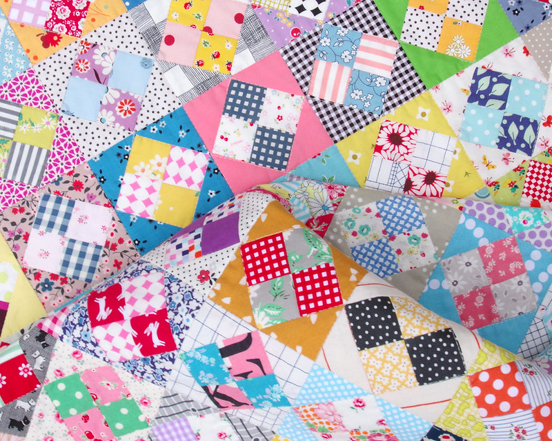 A Four-Patch in a Square Quilt © Red Pepper Quilts 2021 A Four-Patch in a Square Quilt © Red Pepper Quilts 2021