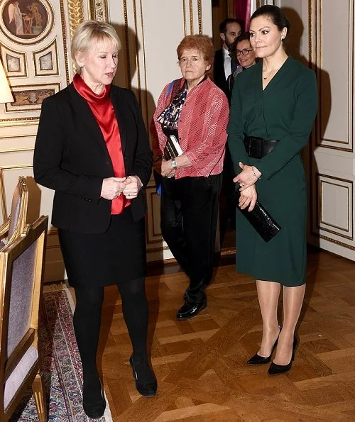 Crown Princess Victoria wore her Rodebjer Alexe dress. Crown Princess Victoria wore a green dress by Rodebjer