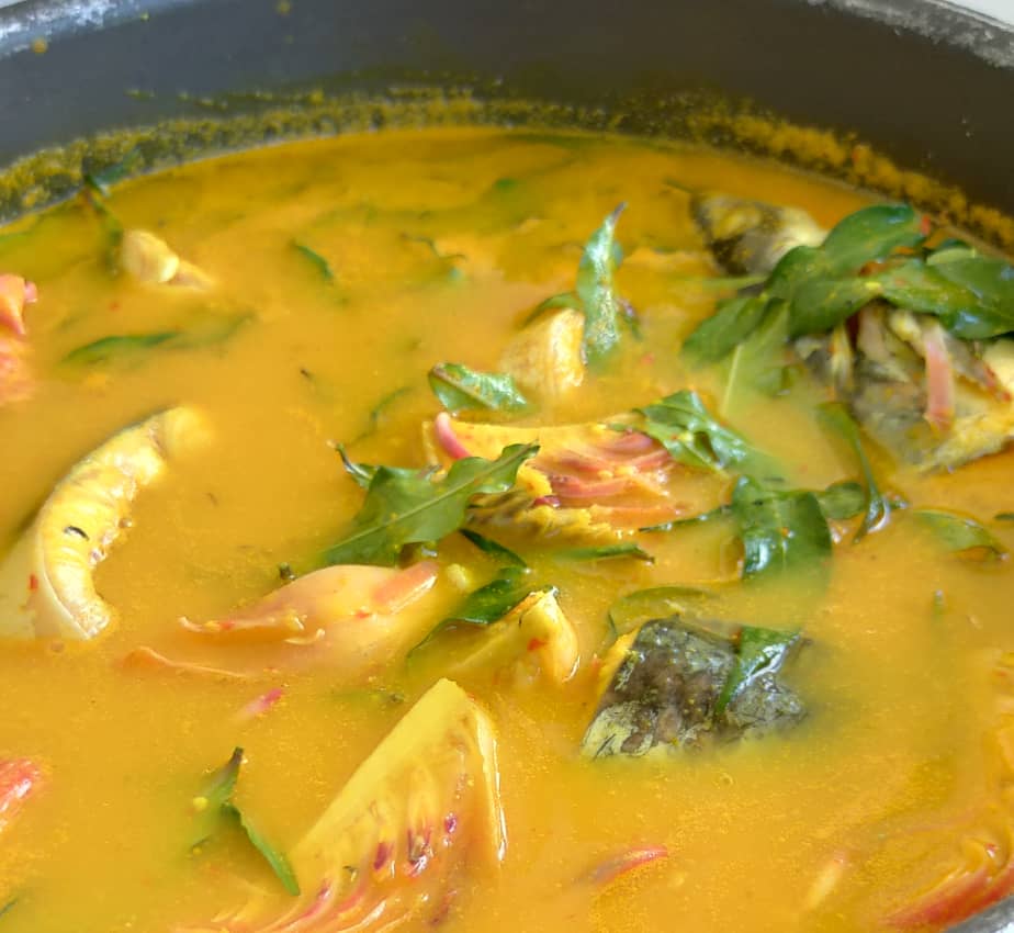 Ikan patin masak tempoyak simple