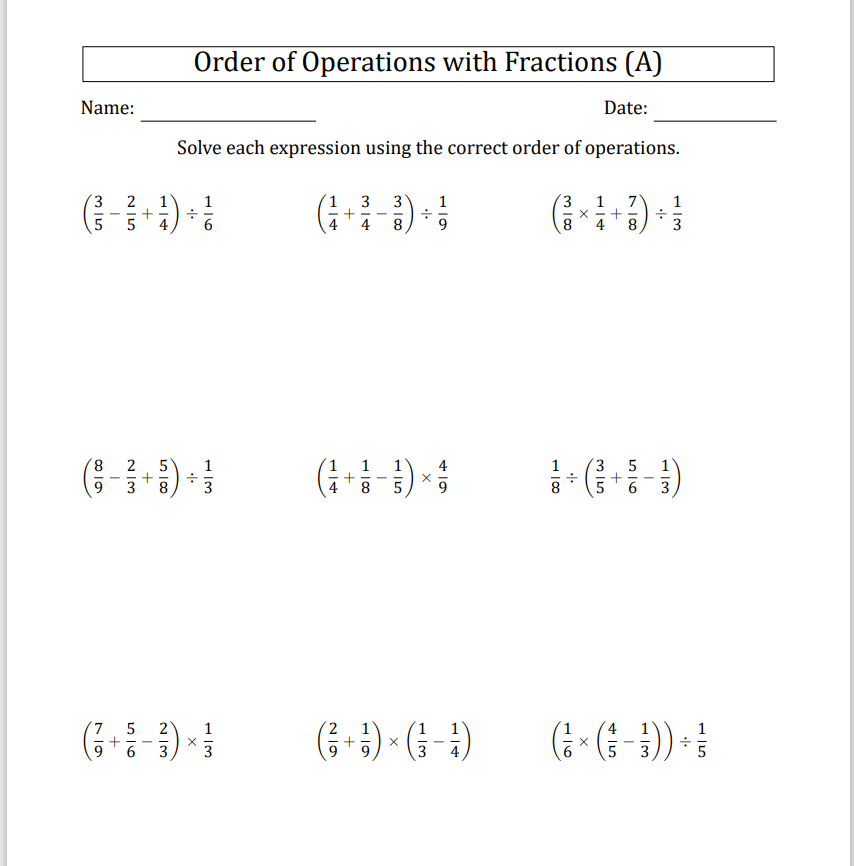 Velbis' Classroom: Math Drills