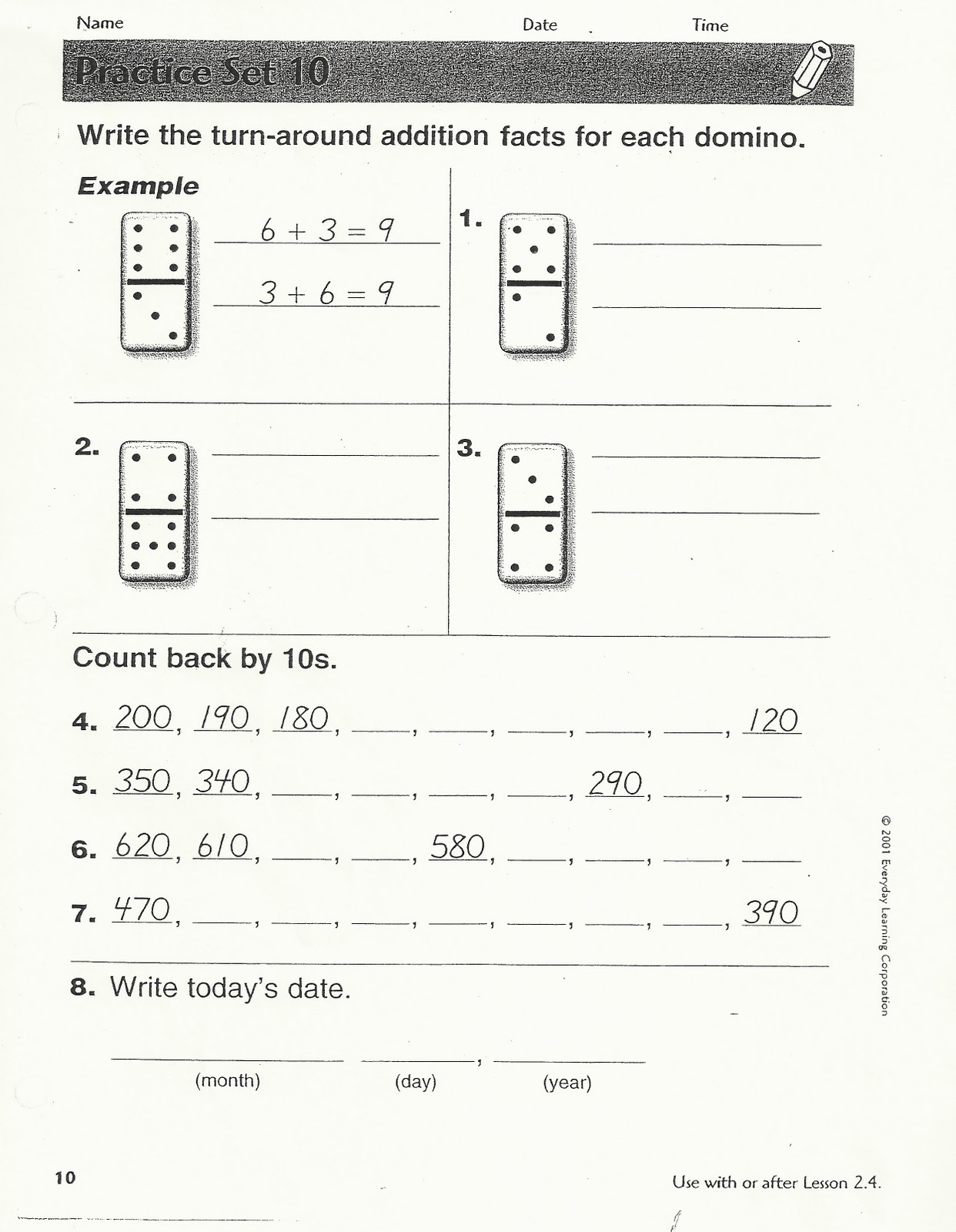 Mrs. Wolff's Second Grade Class: Homework Notes