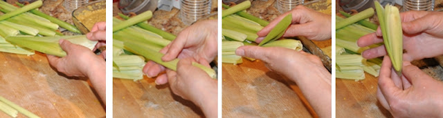 Sequence of wrapping the tamalitos