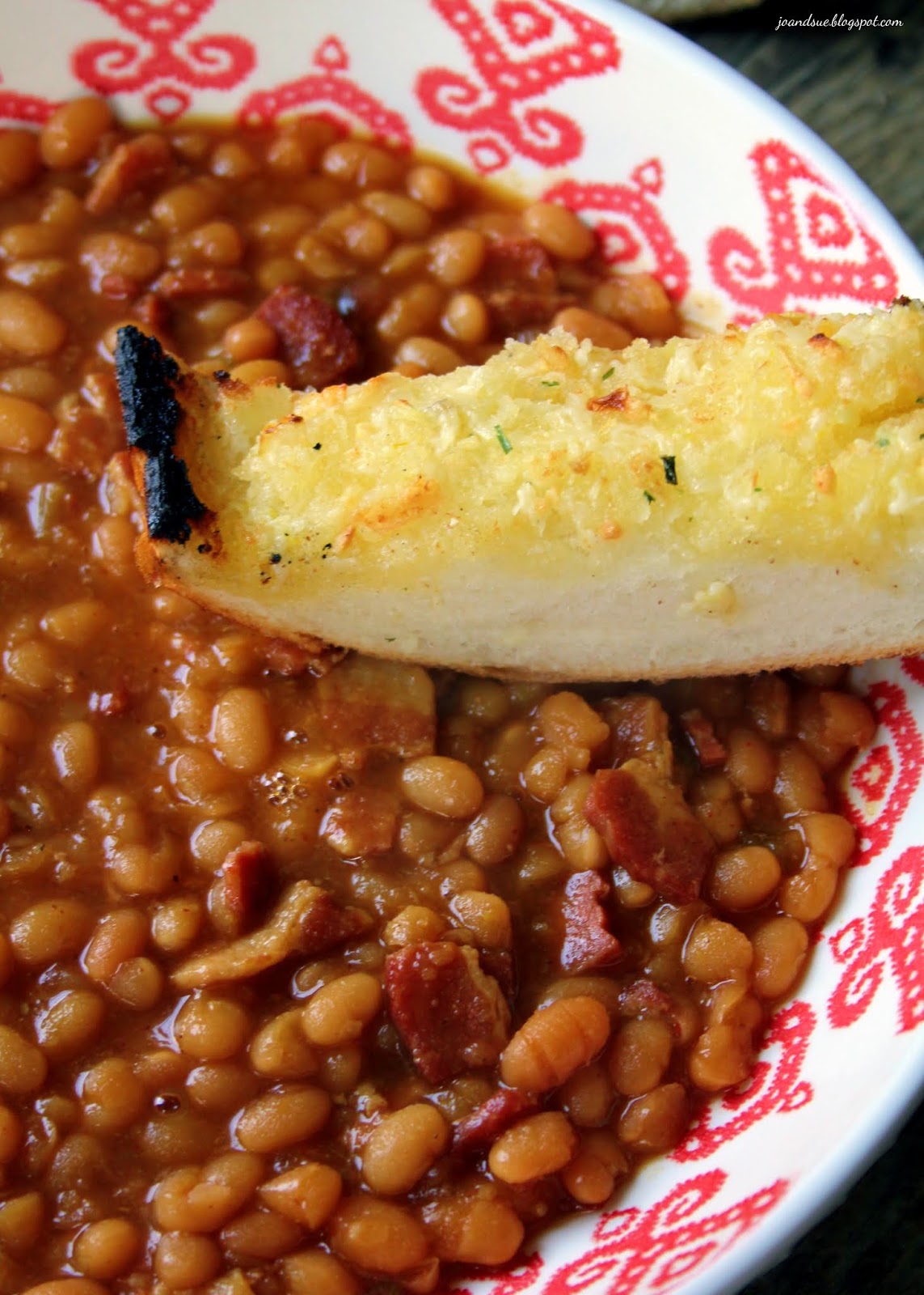 Jo and Sue Slow Cooker Beans With Bacon