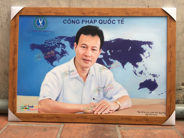 Vẽ chân dung sơn dầu nghệ thuật tặng đối tác, bạn bè, người thân