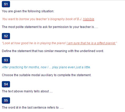Contoh Soal Grammar Review Modal Auxiliary