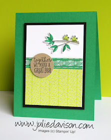 Stampin' Up! Animal Outing ~ Great Pair Frog Card ~ 2018-2019 Annual Catalog ~ www.juliedavison.com