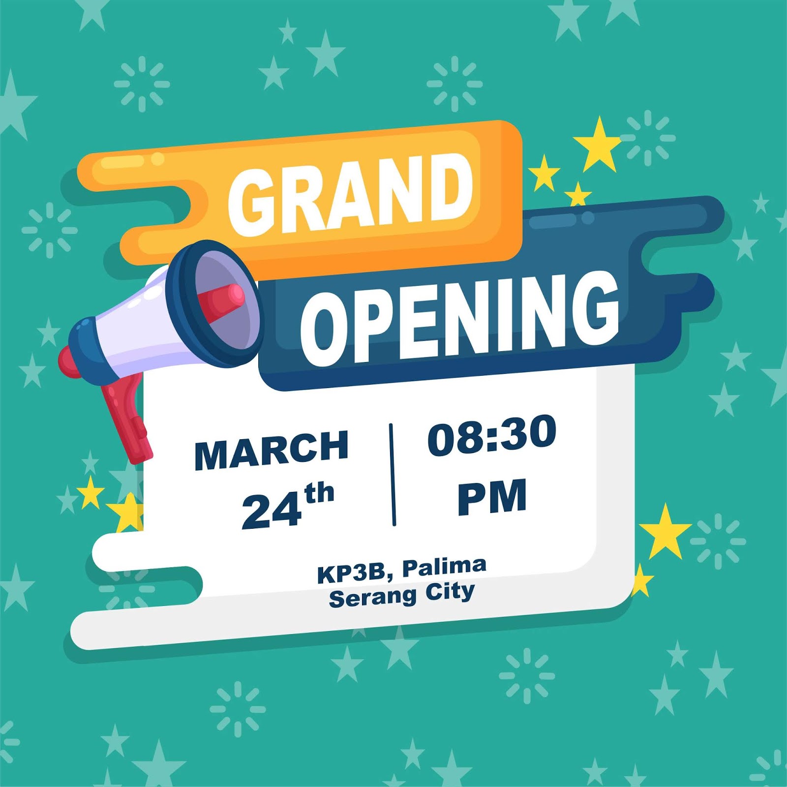 Pamflet Grand Opening Keren - Studio Art
