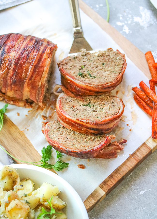 Just Jessie B BBQ Bacon Meatloaf Paleo, Whole30, Keto