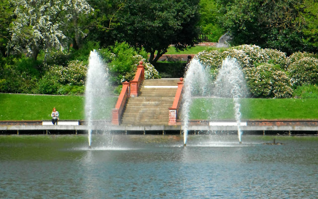 The fountains at Hanley Park 
