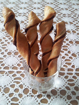 spirali con nutella