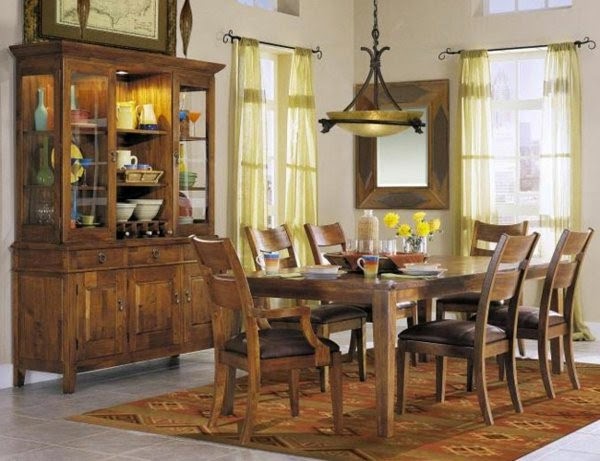 Interesting examples for modern solid wood table