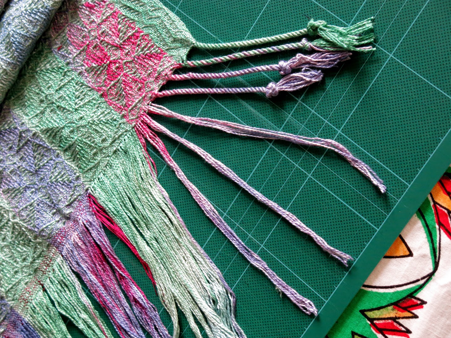 Durham Weaver Weaving tips making tassels.