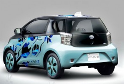 Toyota IQ EV For New Concept Blue and Black Body