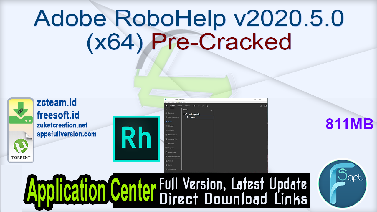 adobe robohelp add version number