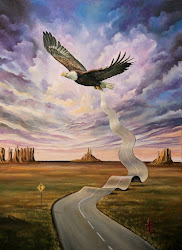 paintings road end surrealism oil surreal stoyanov svetoslav painting realism restrictions fine landscape illusion sky sunset magic fantasy forgotten rules