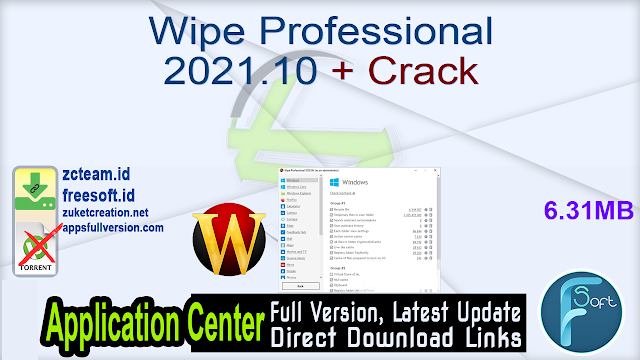 Wipe Professional 2021.10 + Crack_ ZcTeam.id