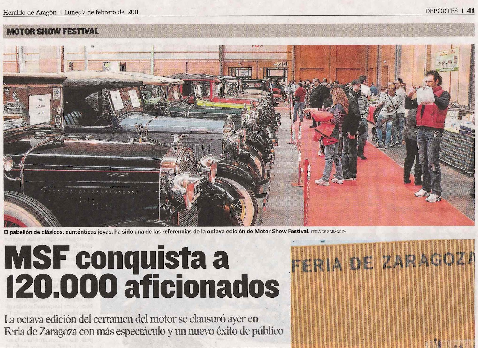 Ford modelo A Zaragoza El Grupo Ford A Zaragoza en Motor Show