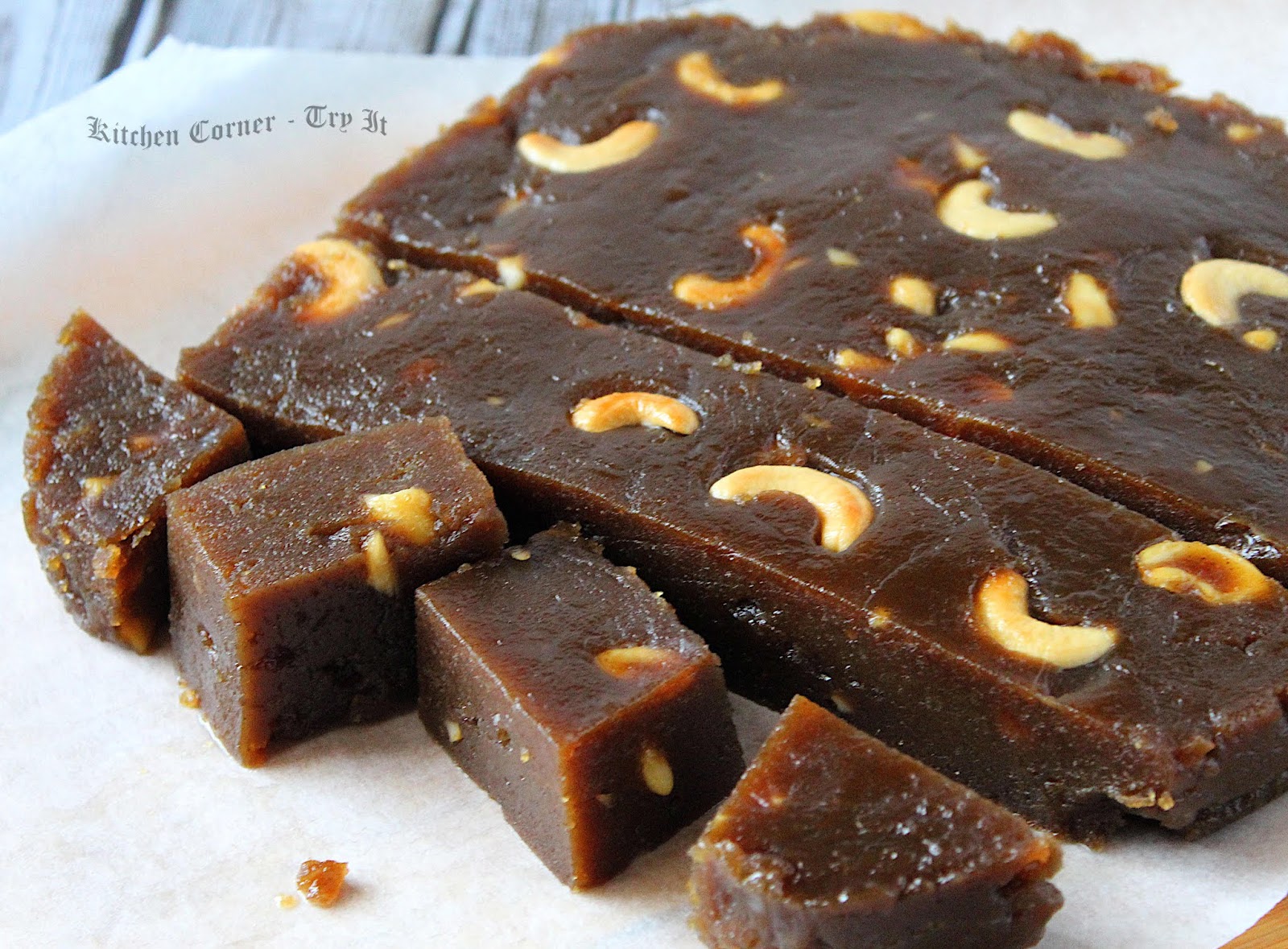 Kerala Black Halwa/ Karutha Halwa/ Rice Flour Halwa
