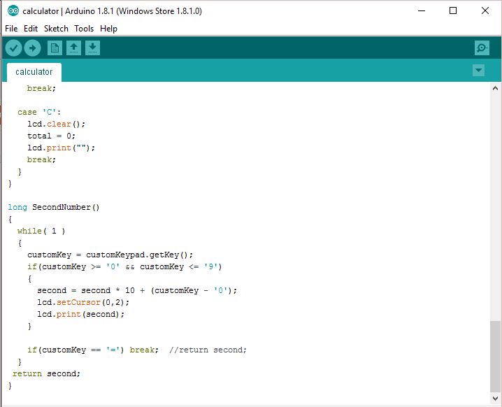 Калькулятор на ардуино