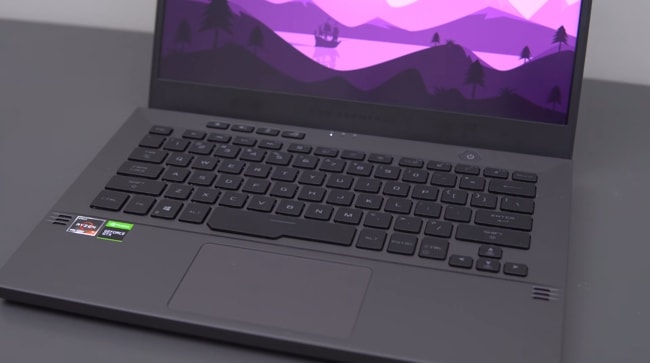 Asus ROG Zephyrus G14 GA401II laptop - best in battery life and screen color gamut