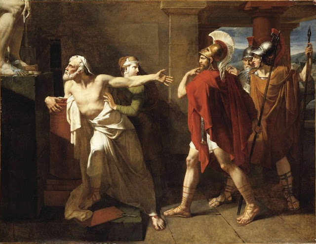 Феликс Буасселье. «Смерть Демосфена». 1805. Лувр