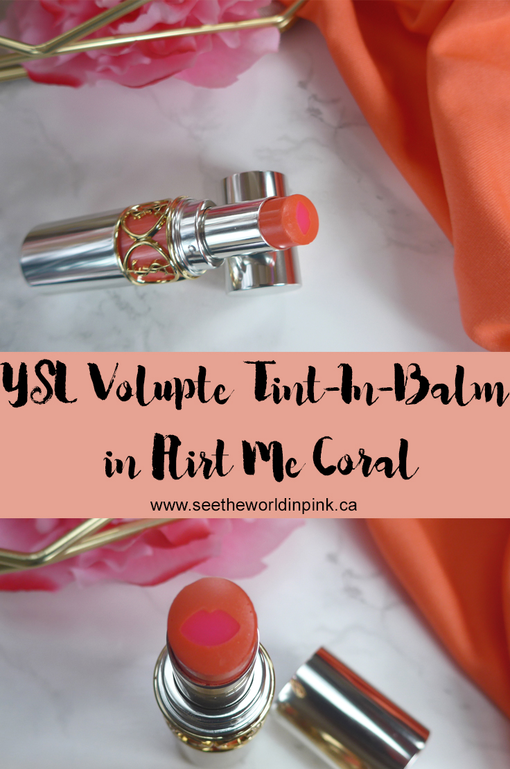 Yves Saint Laurent Volupté Tint-in-Balm in Flirt Me Coral