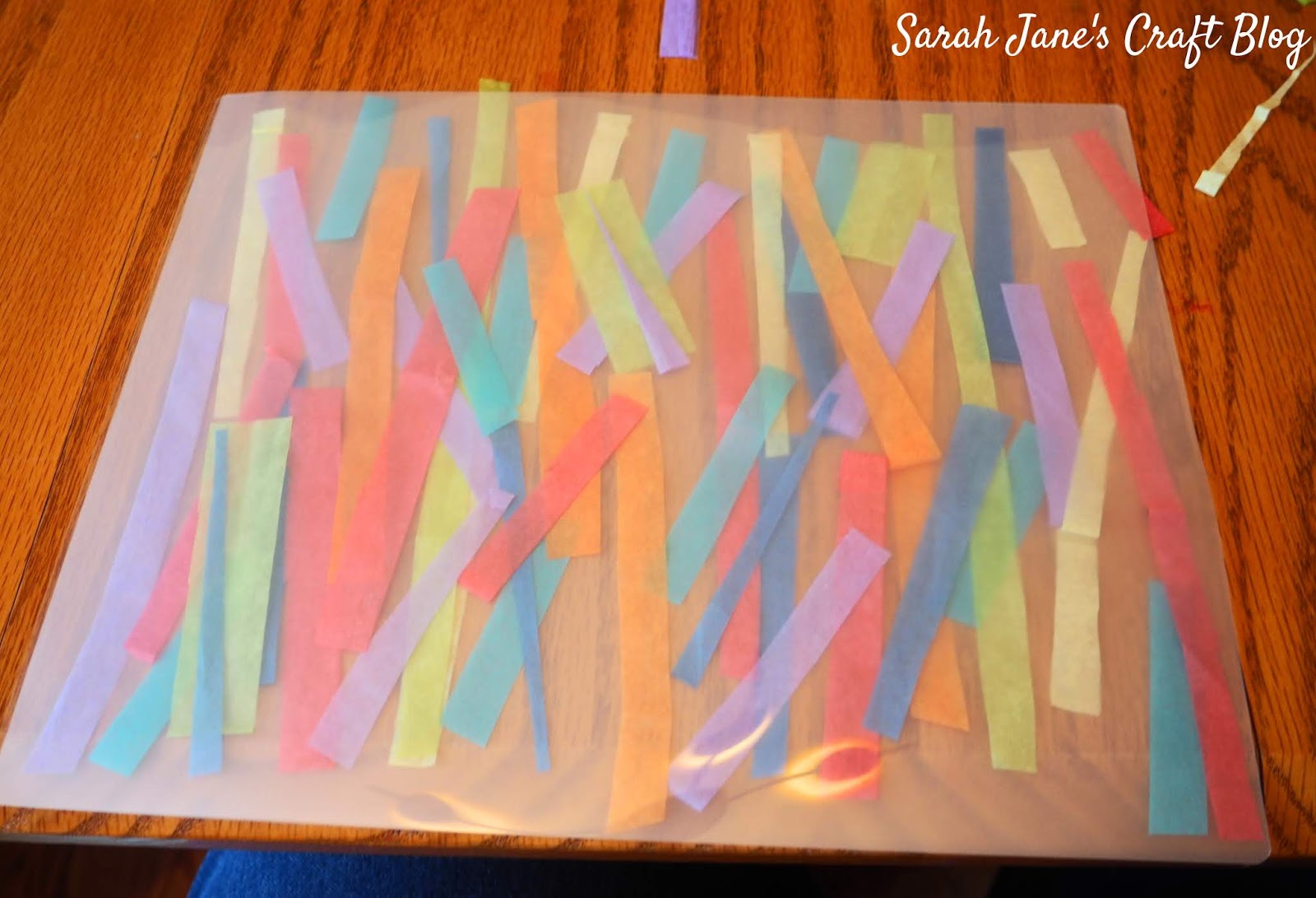 Laminated Tissue Paper Bookmarks