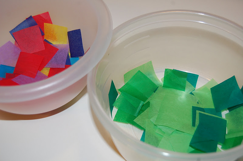 Our Creative Day Bleeding Tissue Christmas Trees