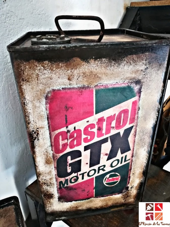 tunear latas de aceite