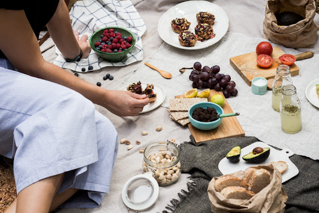 picnic en el retiro. recetas veganas de verano