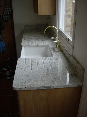 Kashmir white Granite kitchen worktop