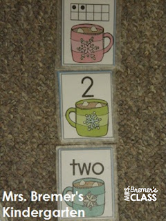 Math center activities for Kindergarten