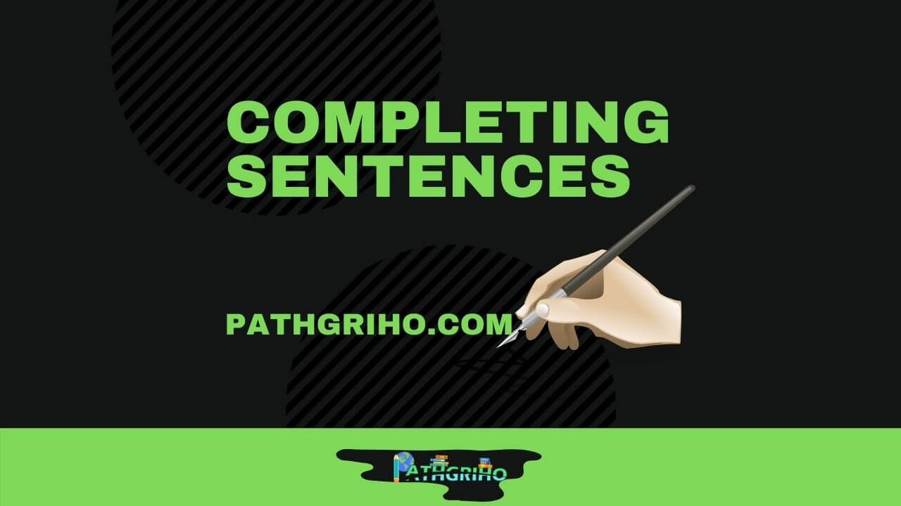 Completing Sentences Rules In Bangla PDF Download The Reading Room