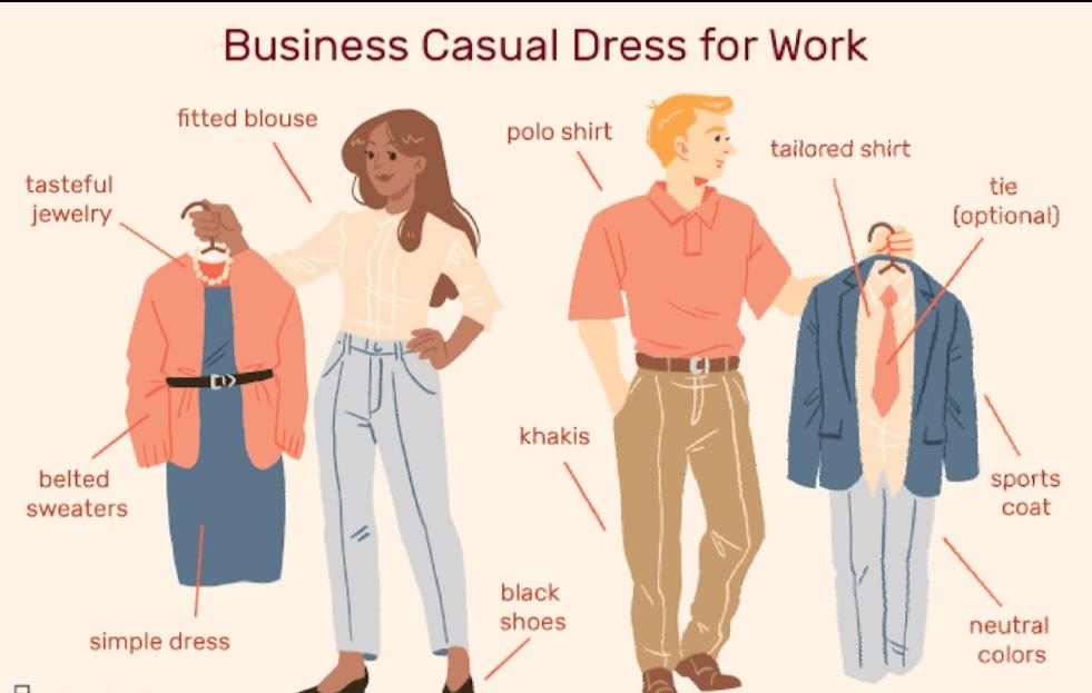 FASHION TABLE WITH STEPHANIE: BUSINESS CASUAL: The precarious balance.